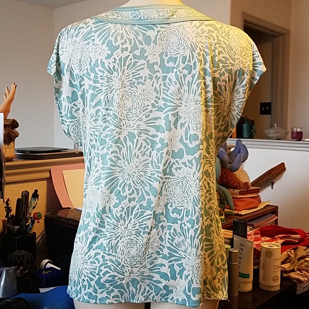 NEW Banana Republic brand SILK blouse size XL - Picture 6 of 6